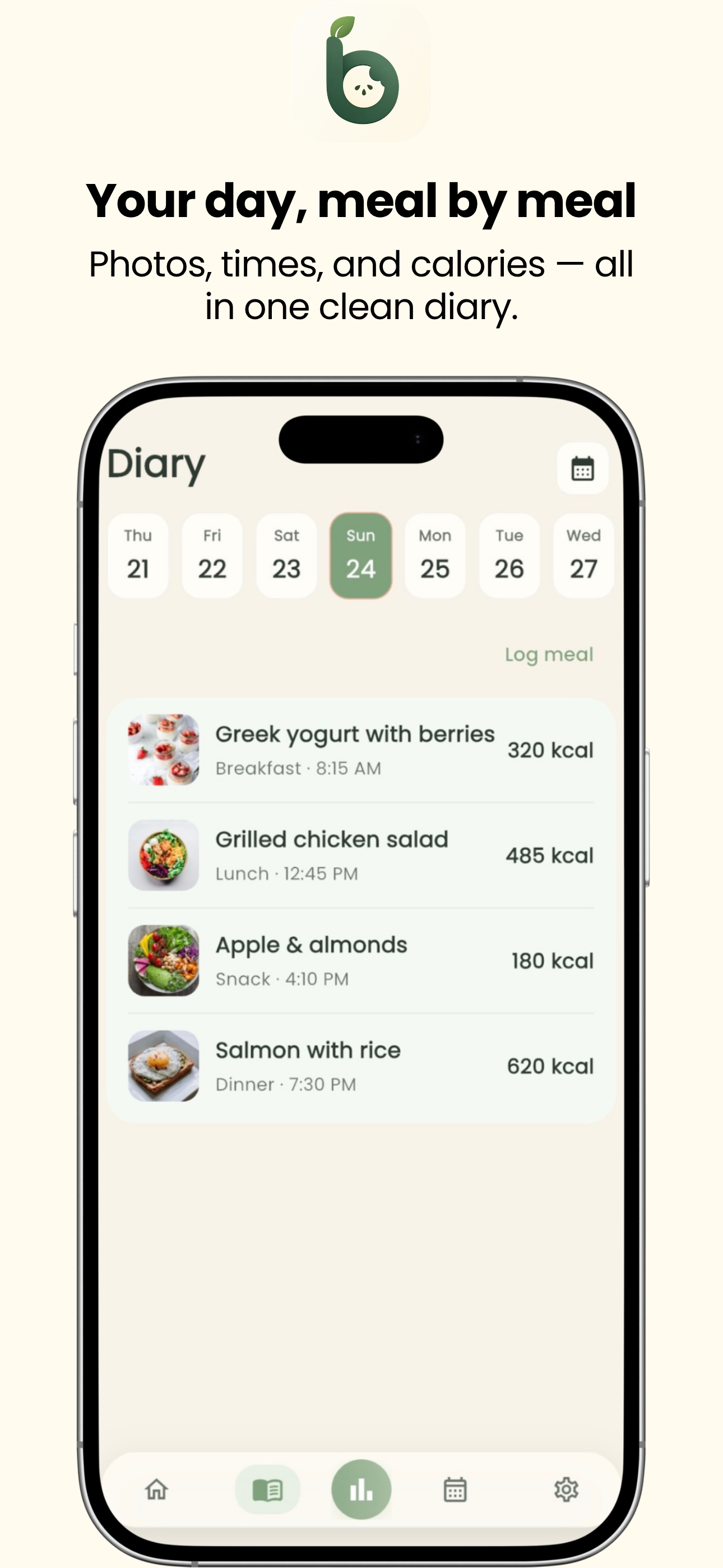 BiteLog: Calorie & Meal Diary