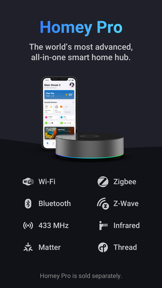 Homey — A better smart home screenshot