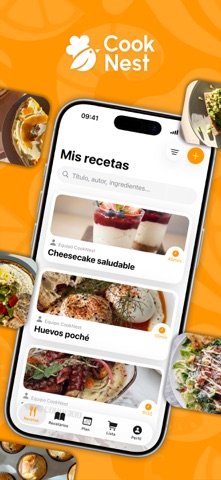 CookNest・Guarda tus recetas iPhone screenshot 1