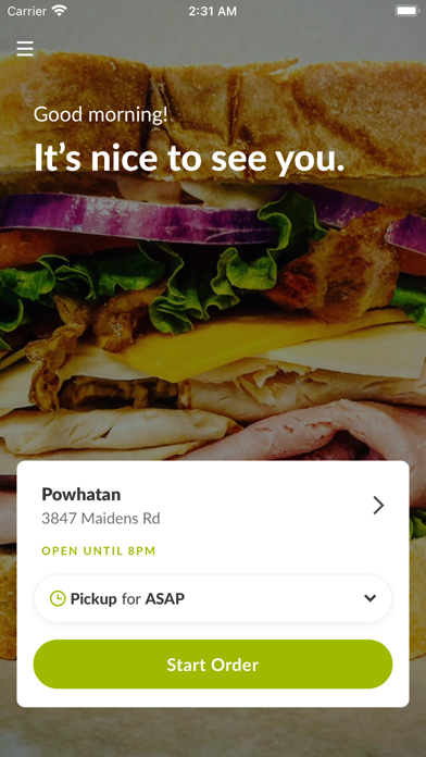 App screenshot
