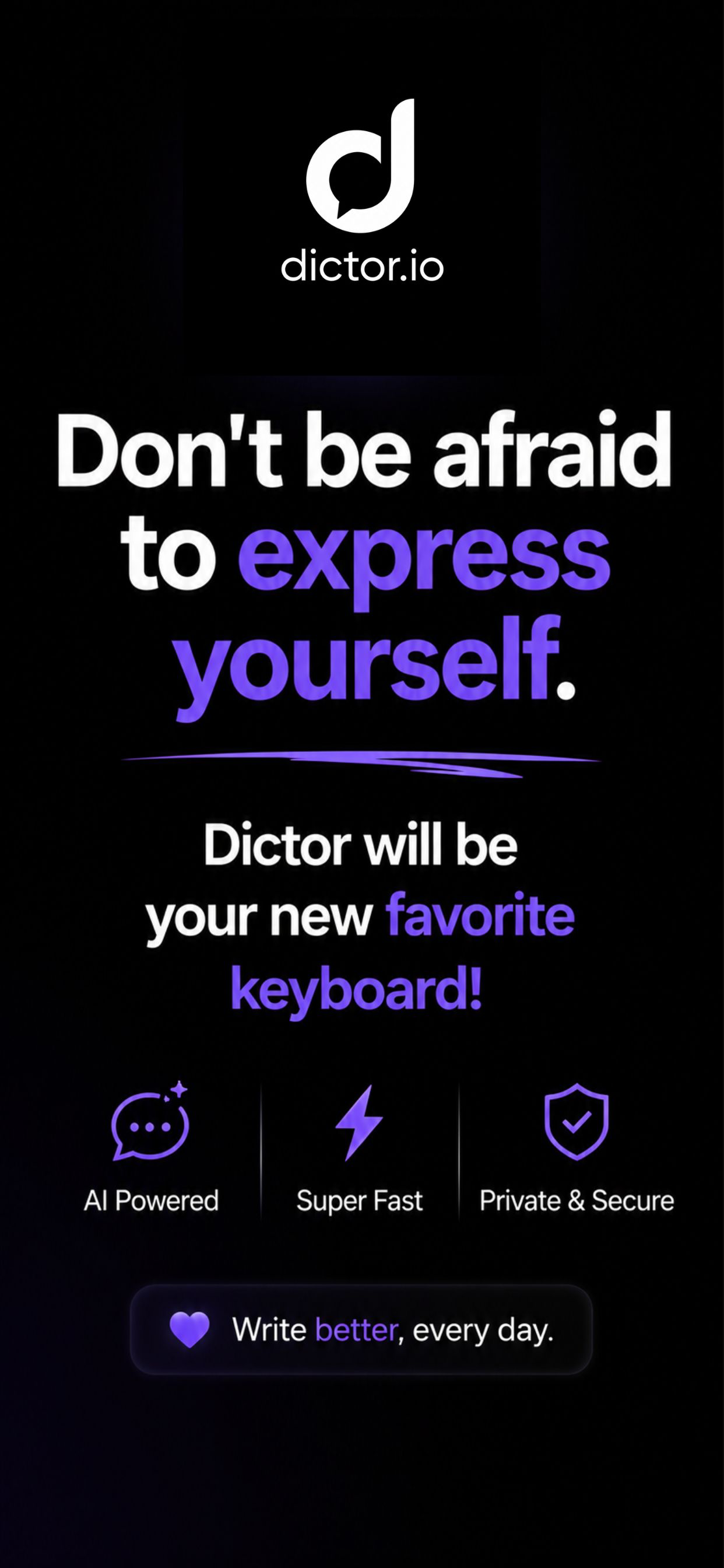 Dictor - Ai Keyboard screenshot 3