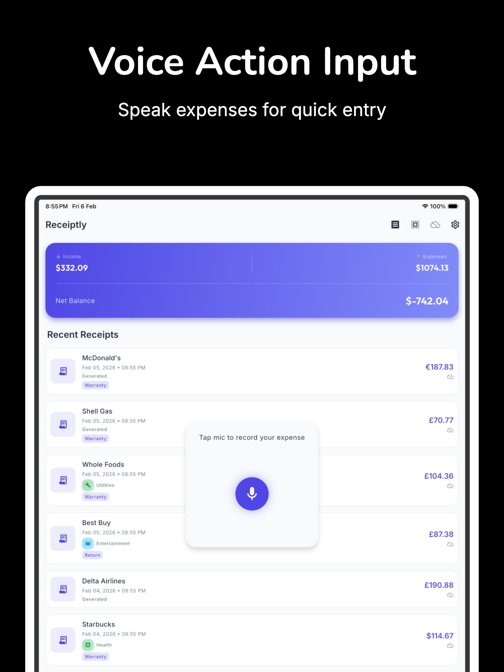 Receiptly : AI Expense Tracker screenshot 16