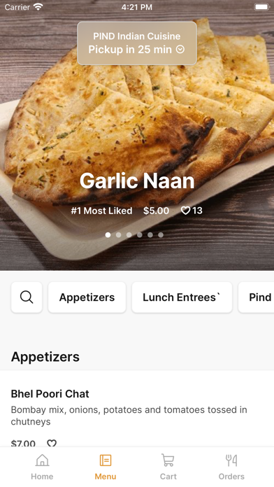 PIND - Asburn iPhone screenshot 2 - Food & Drink app