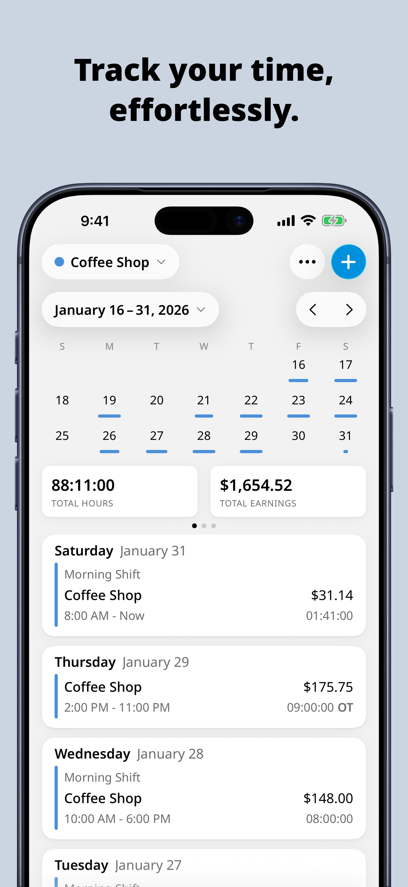 Clock In: Work Hours Tracker
