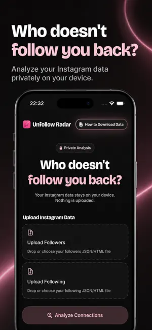 Unfollow Radar screenshot 1