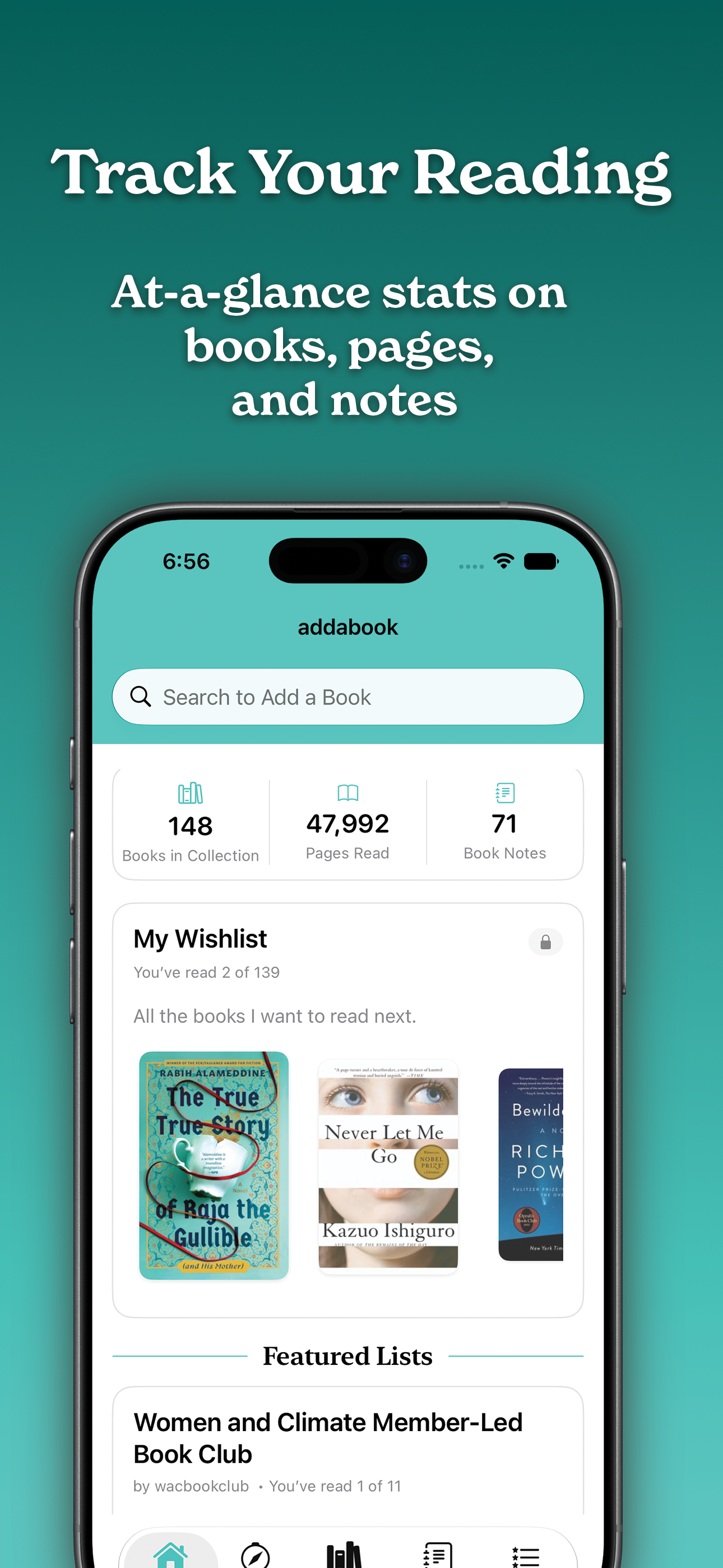 Addabook: Reading Journal