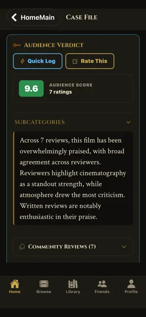 Sherlock Reviews screenshot 4