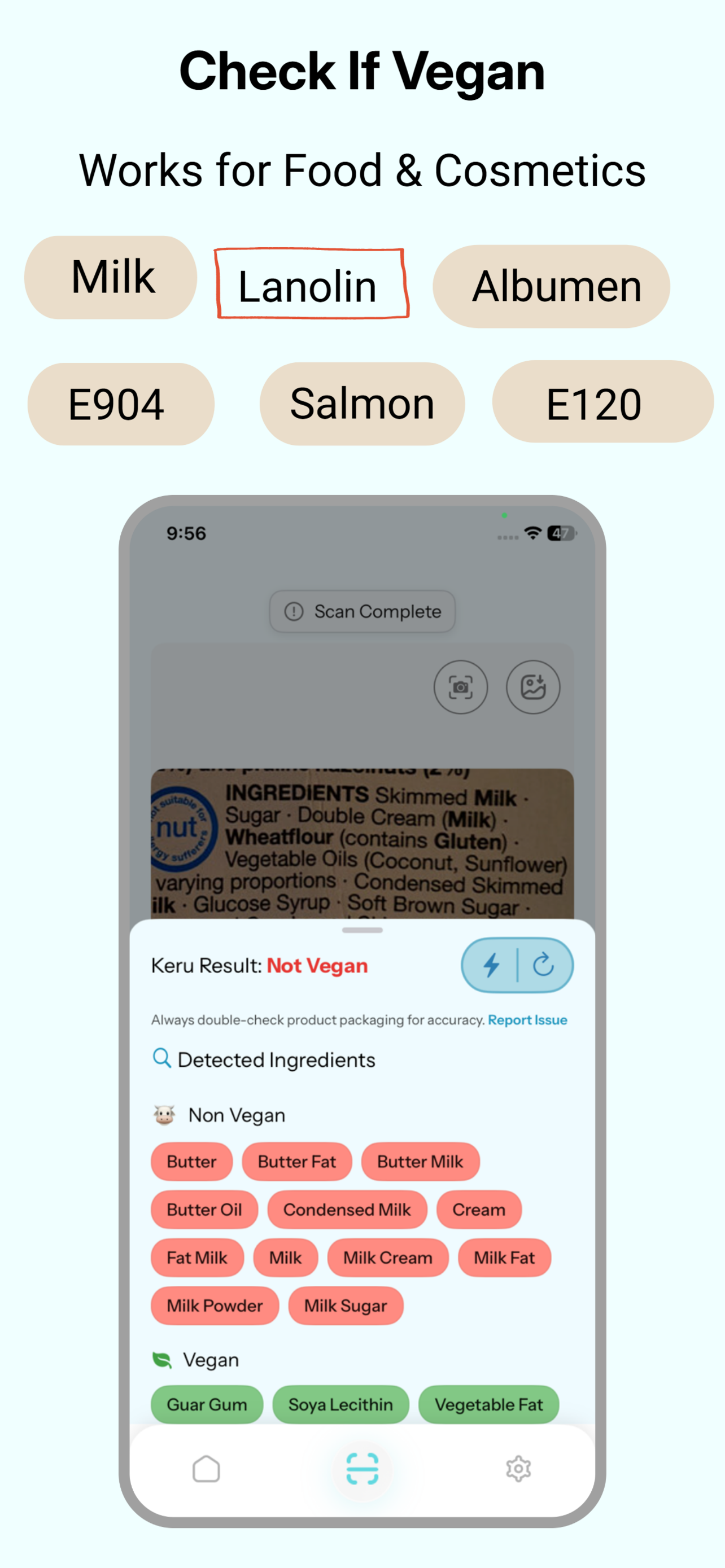 Keru - Food & Cosmetic Scanner screenshot 9