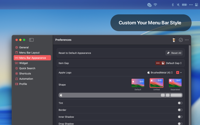 ‎Barbee - Hide Menu Bar Items Screenshot