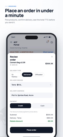 ACF PORTAL screenshot