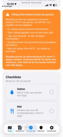 Skyddsrum i Sverige iPhone screenshot 5