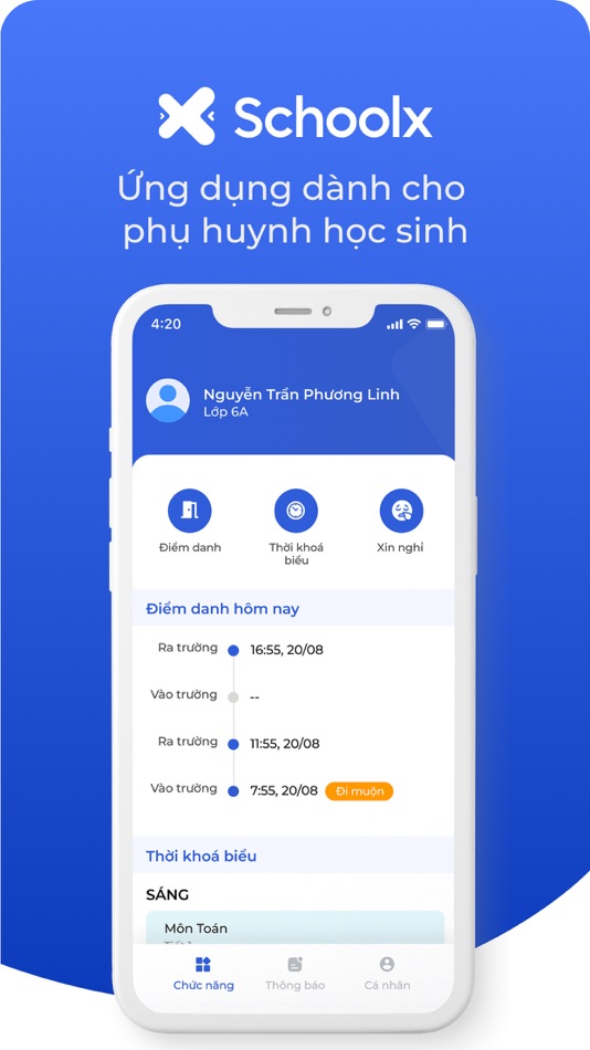 #1. Schoolx (iOS) بواسطة: Dinh Manh Thao