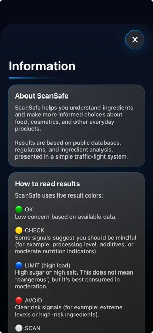 ScanSafe Food & Ingredients screenshot 4