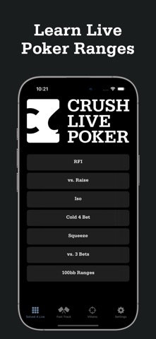 CLP Poker Preflop Range Charts screenshot