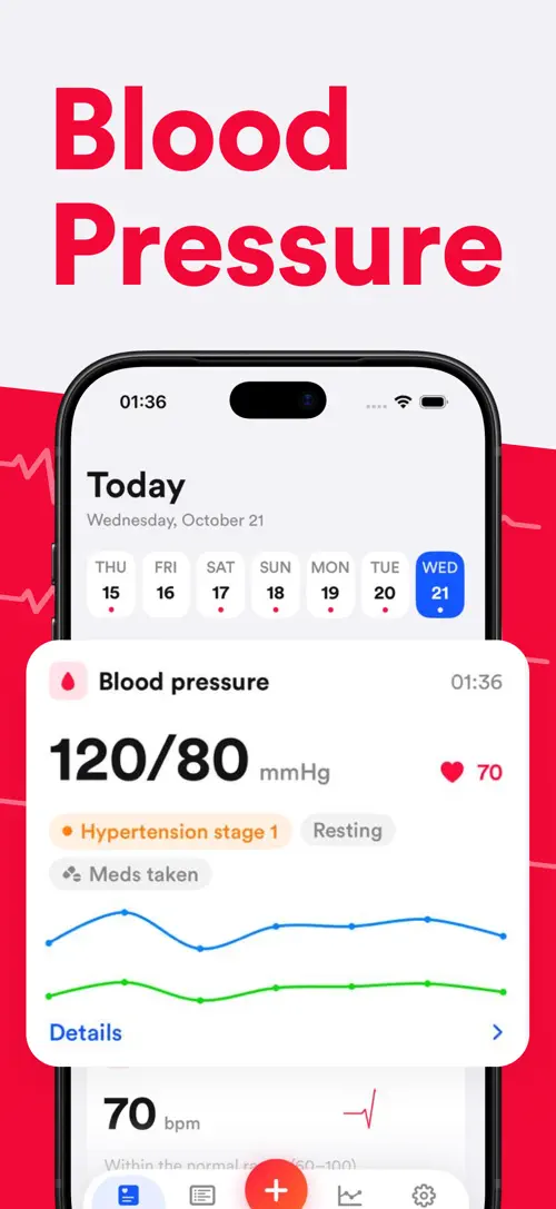 Blood Pressure Monitor uDoctor screenshot 1