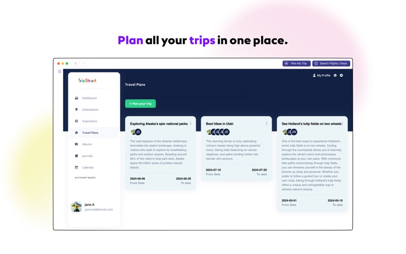 TripStruct: Flights & Stays Screenshot
