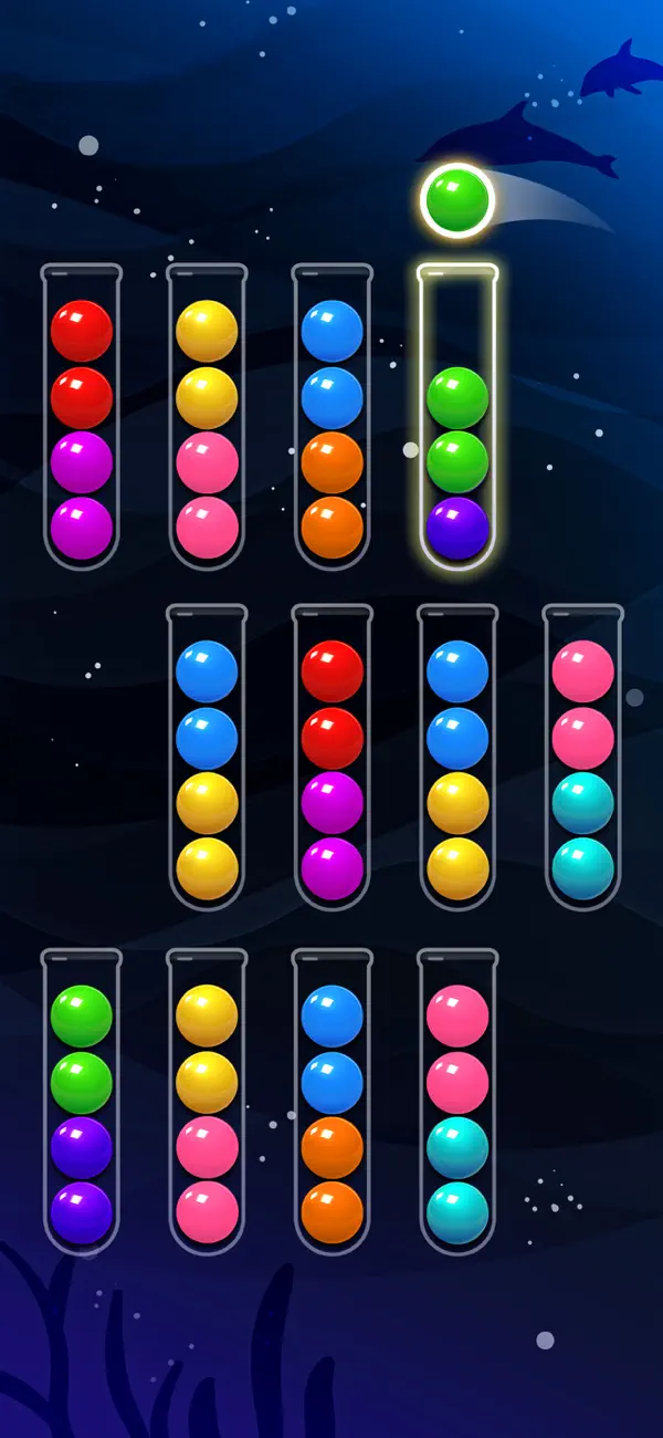 Screenshot #3 pour Color Sort - Jeu des Couleurs
