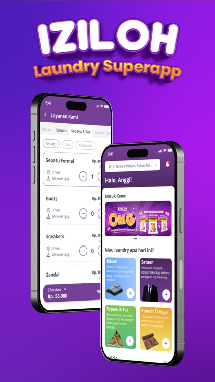 IZILOH | Laundry Super App