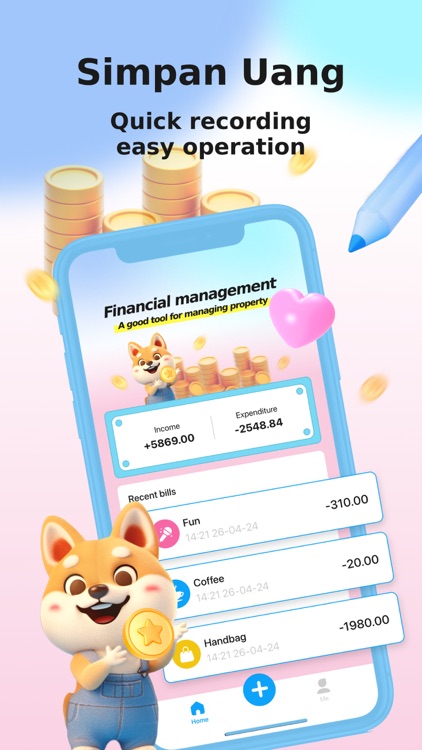 Simpan Uang - Quick EverNote