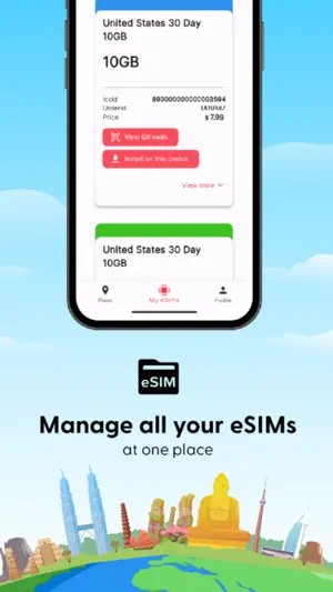 InstaSIM: Global Travel eSIM screenshot 4