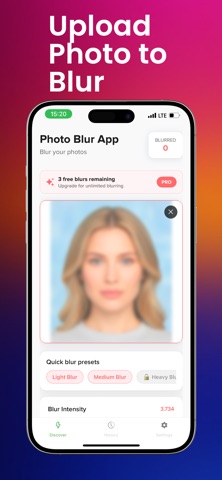Blur Photo & Text: Censor App iPhone screenshot