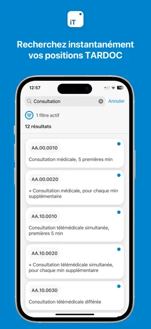 iTardoc - Tarif TARDOC screenshot 4