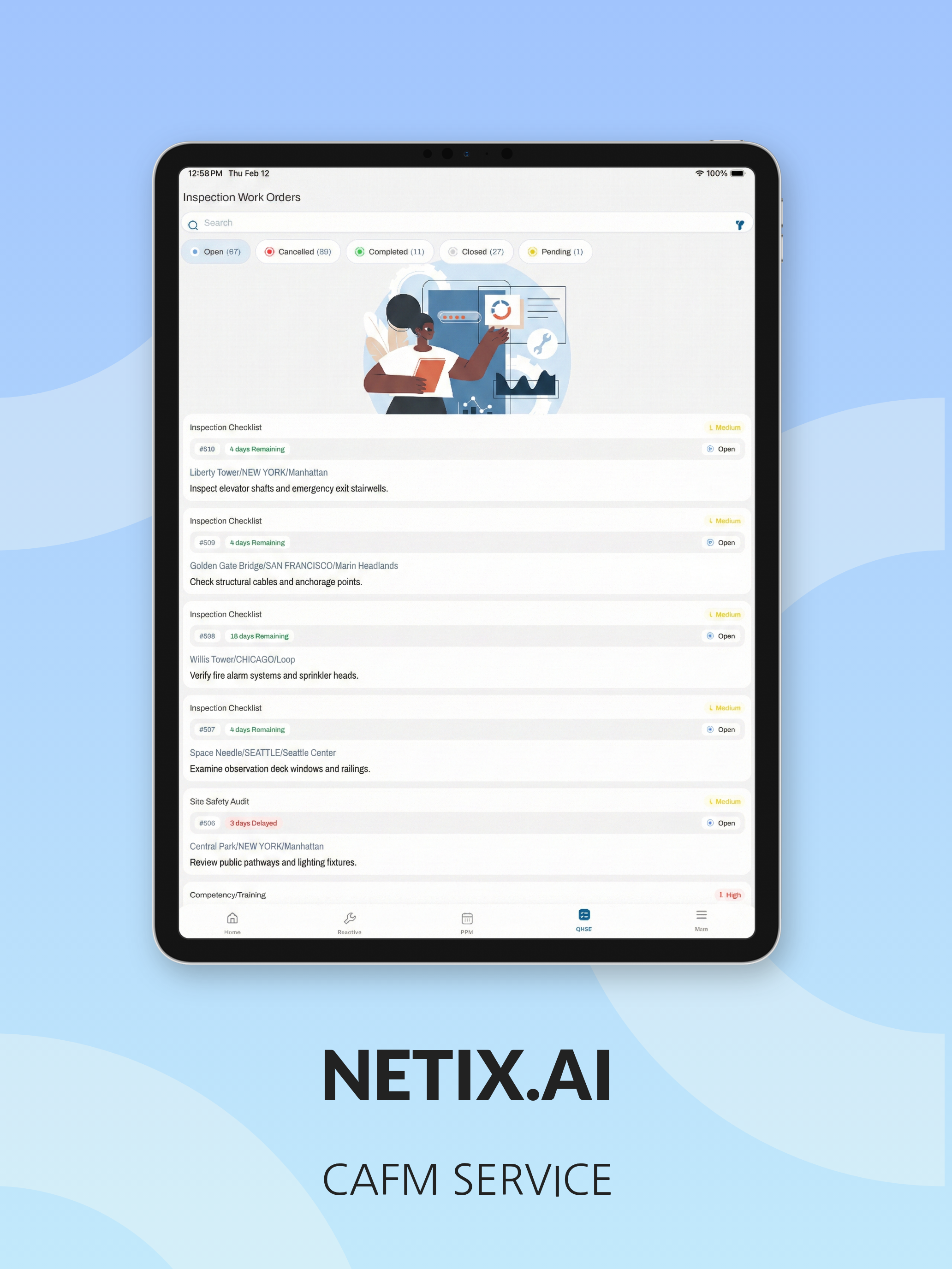 NETIX AI CAFM Service screenshot 10