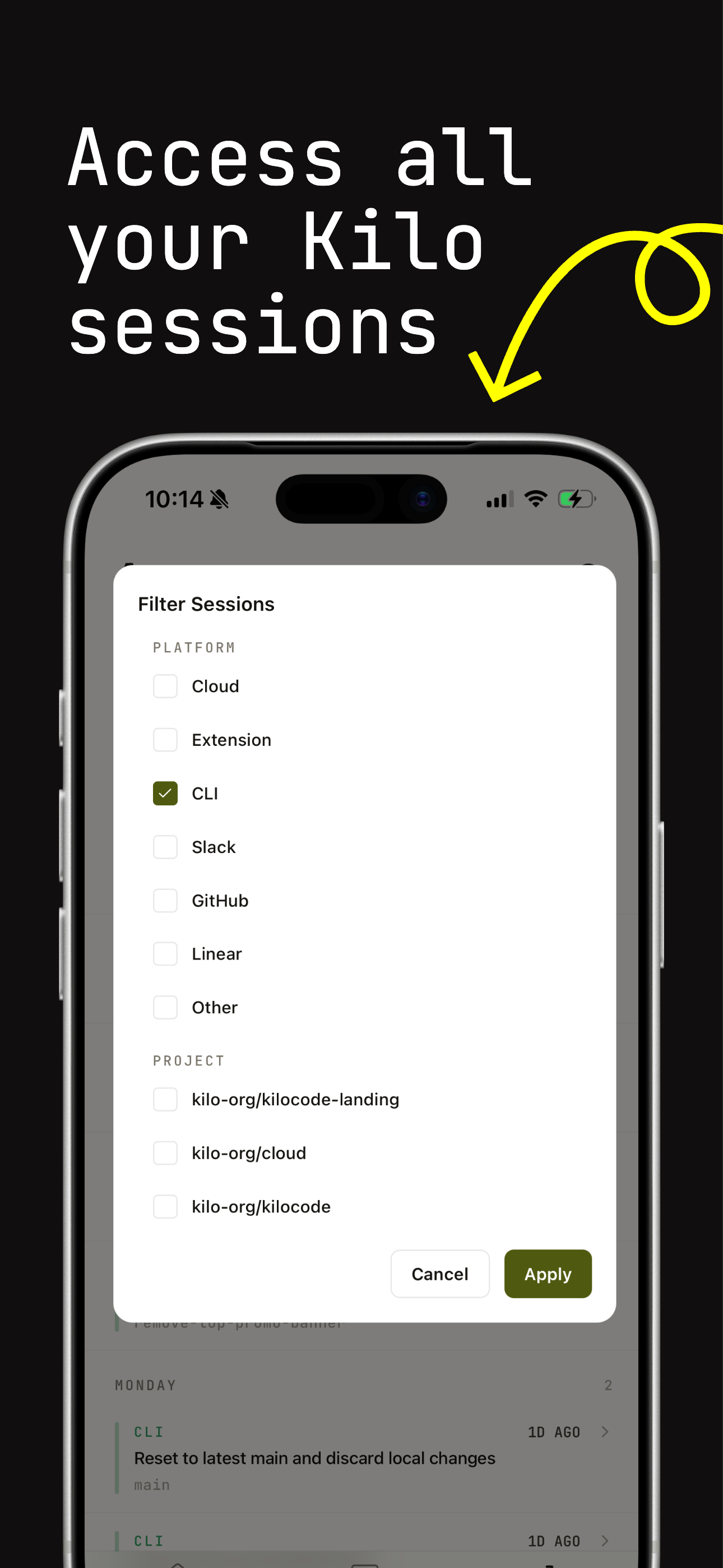 Kilo Code – Run Coding Agents screenshot 4