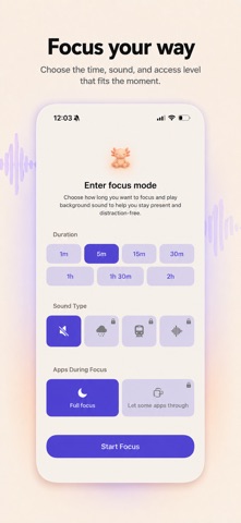 Tysh: Screen Time Control iPhone screenshot