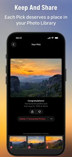 Скриншот Photoscope: Best Photo Picker на iPhone 4