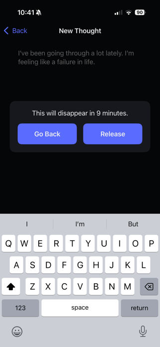 Backspace: Write & Let Go Screenshot 4 of 4
