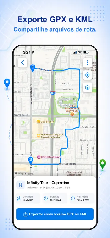 Gravador de Rotas GPS screenshot 5 of 6