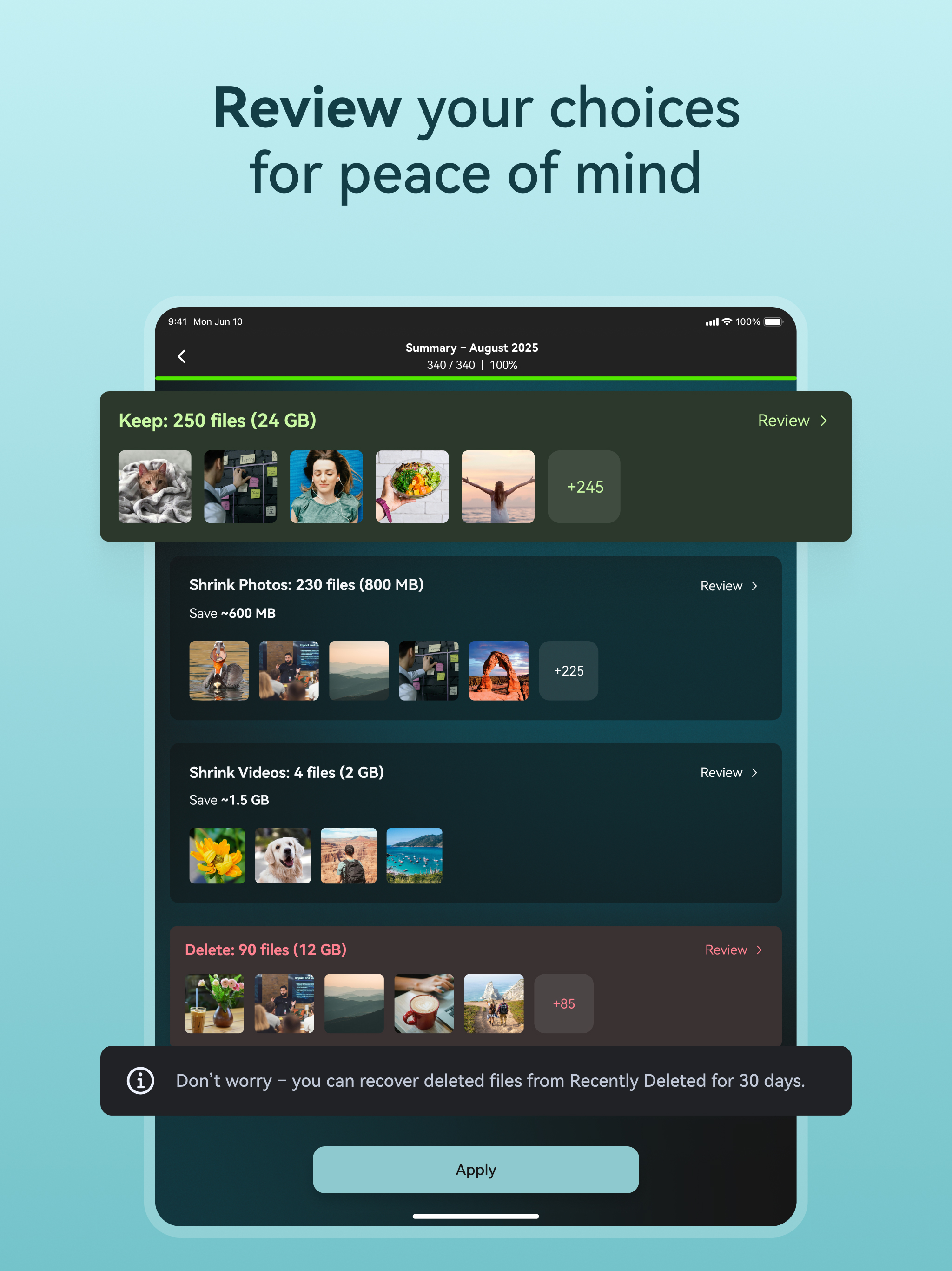 ZenSwipe Photo Storage Cleaner screenshot 14