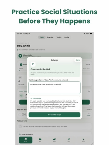 Unawkward: Social Confidence iPad screenshot