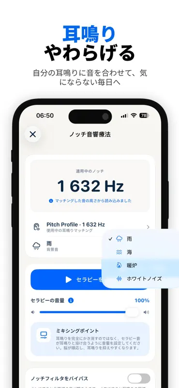 Hears - 補聴器＆集音器・難聴・耳の聴力検査アプリ screenshot 4 of 6