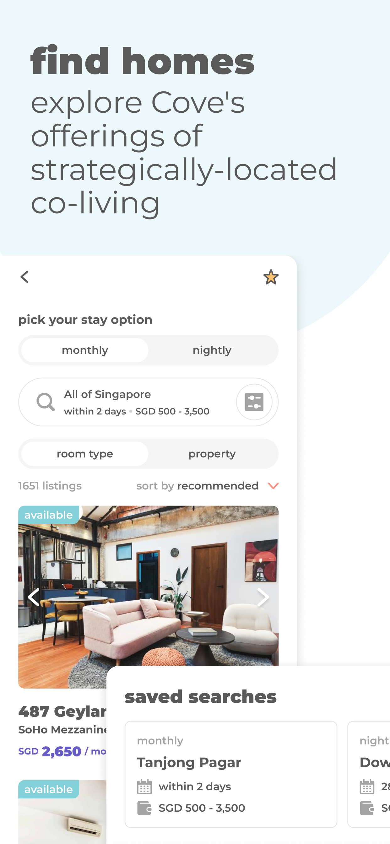 Cove: Co-living & Apartments screenshot 3