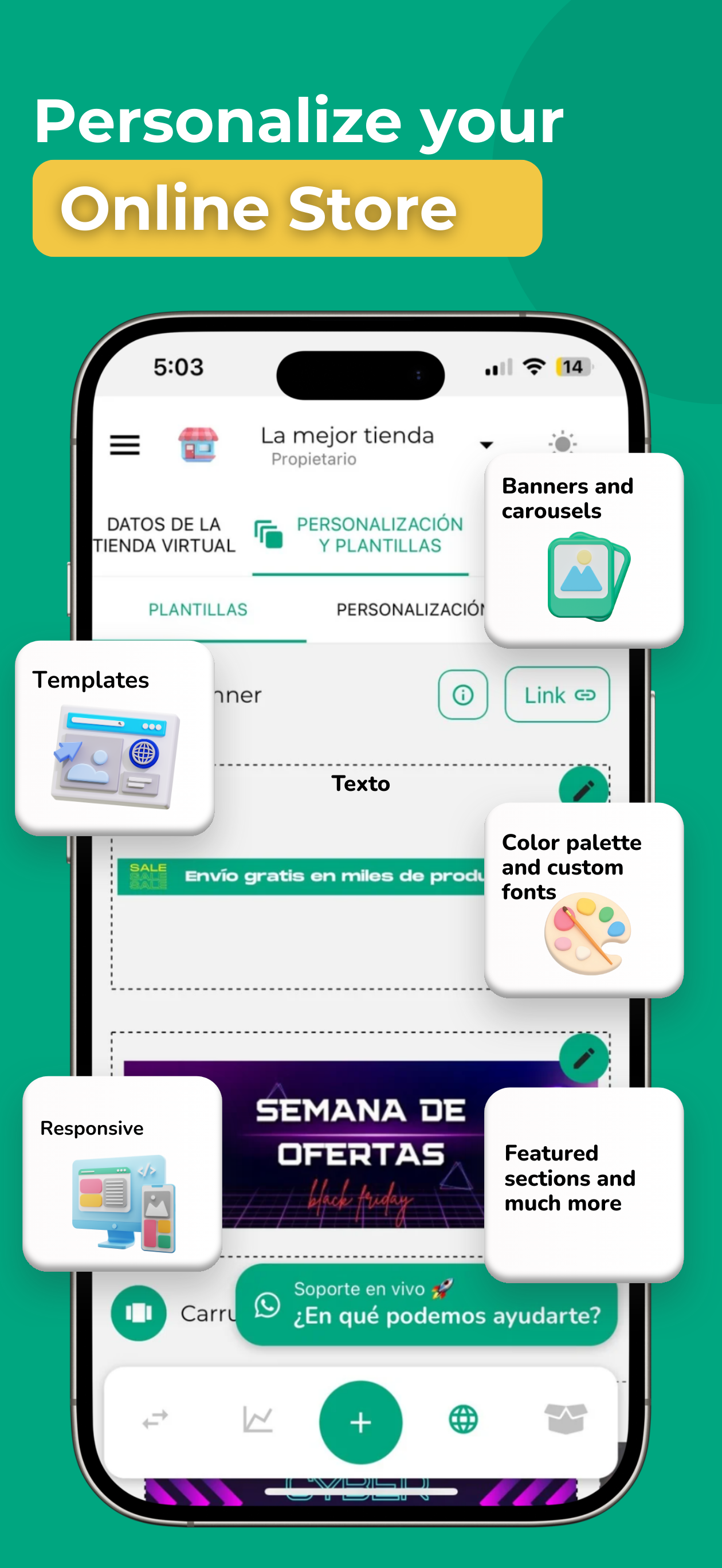 Ganvent Create an online store