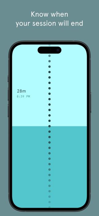 While: the meditation timer Screenshot 1 of 3