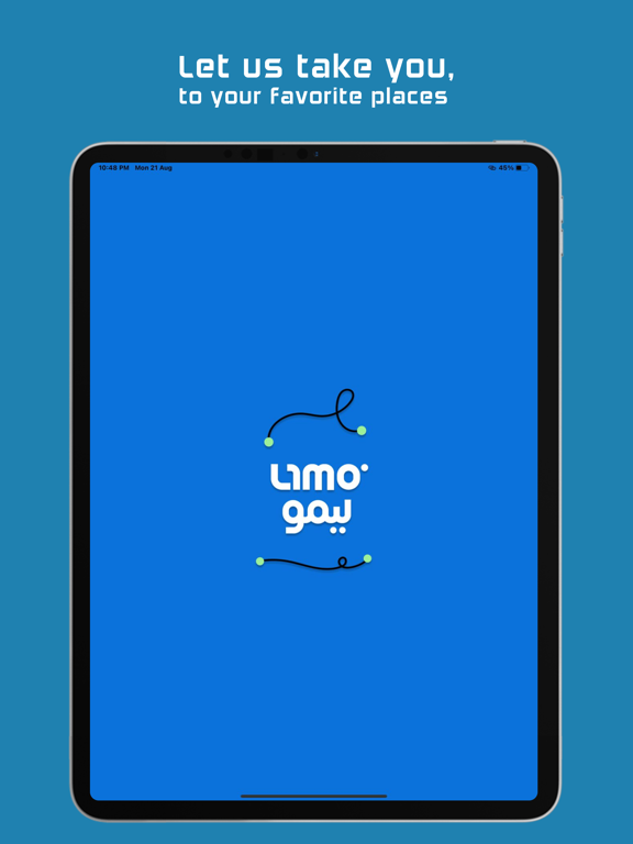 LIMO - For Riders iPad screenshot 1 - Travel app