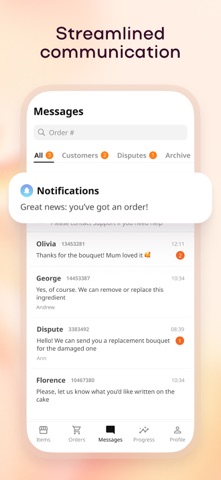 Flowwow Seller: manage & sell iPhone screenshot