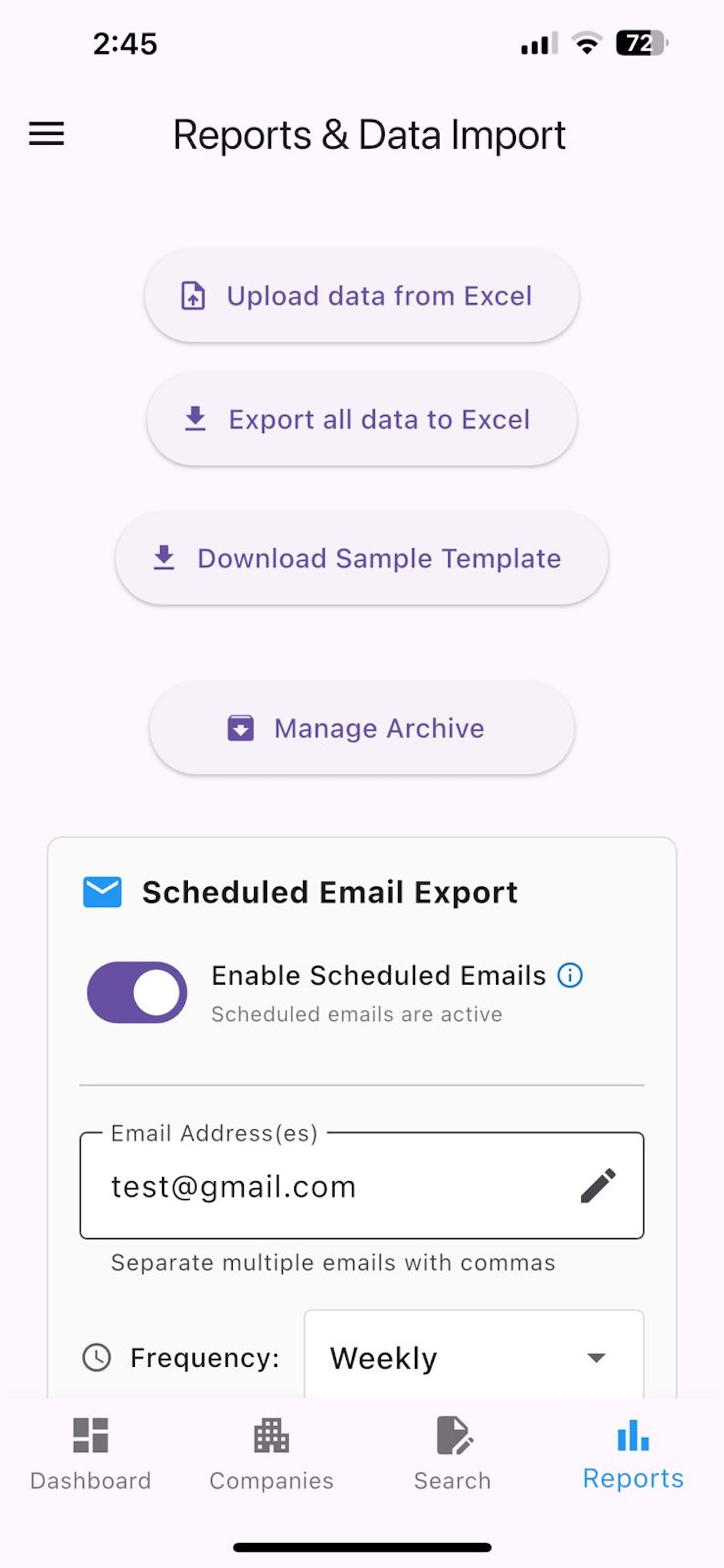 InOutRegister screenshot 6