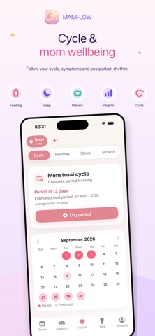 Mamflow: Baby Tracker Screenshot 5 of 5