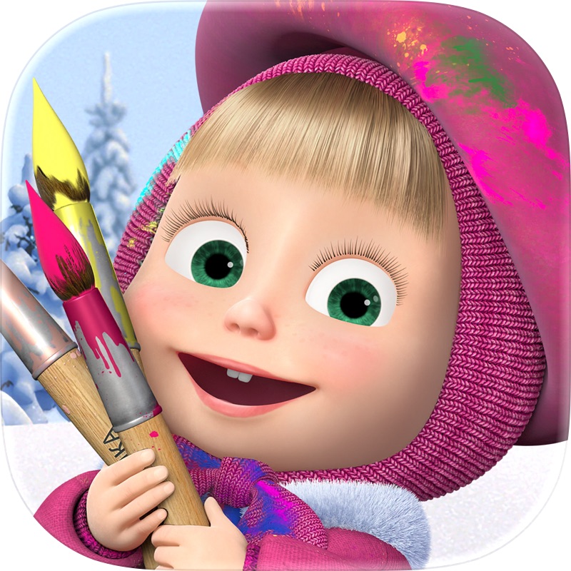 Masha y el Oso: Juegos de Arte screenshot 1