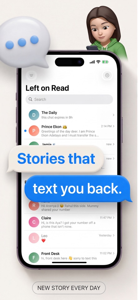 Left on Read: Texting Stories screenshot 1