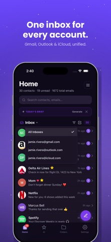 Orbit Mail screenshot