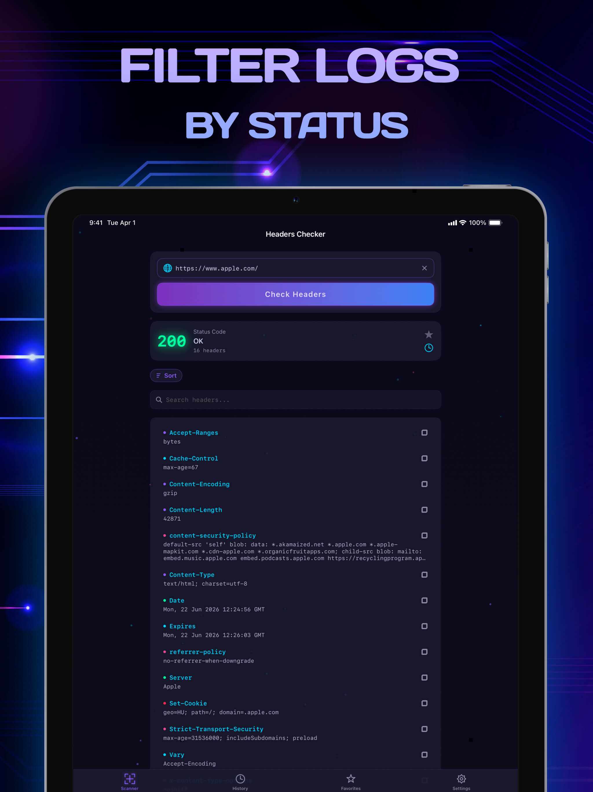 Headra – Server Response
