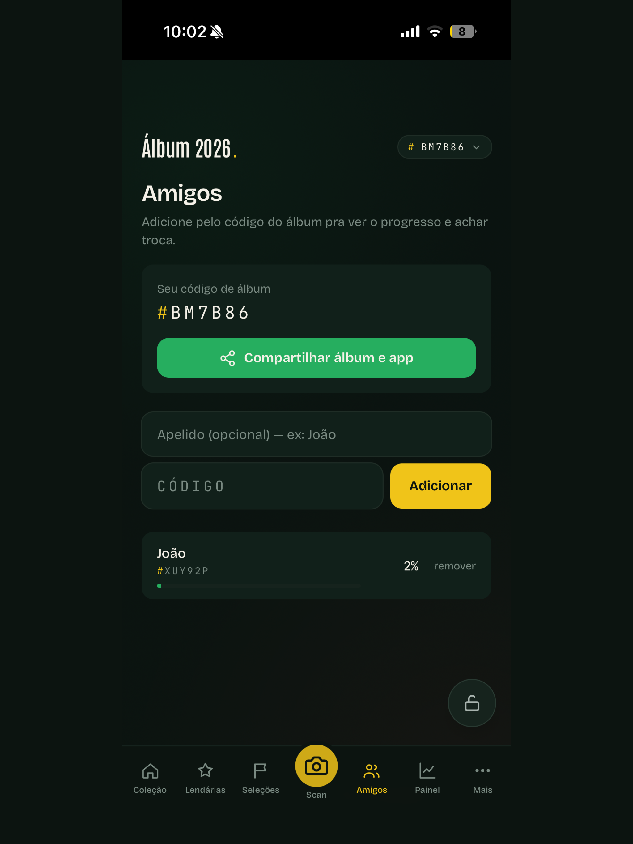 Scanner Figurinhas Álbum 2026