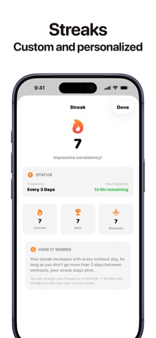 lift. - Workout Journal iPhone screenshot