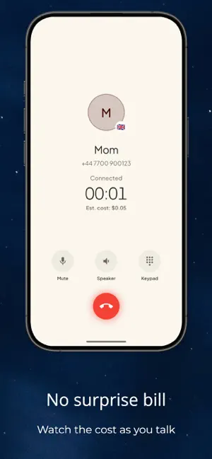 Kalum: Call Abroad over WiFi screenshot 4