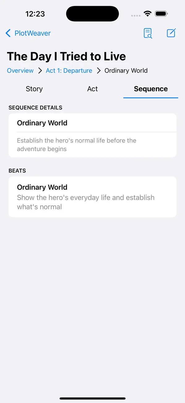 #6. PlotWeaver (iOS) โดย: Manicgrin Media Ltd